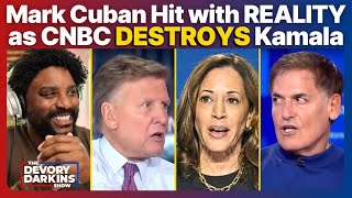 Mark Cuban SLAPPED with REALITY as CNBC DESTROYS Kamala [upl. by Petey]