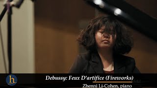 Debussy Feux Dartifice Fireworks  Zhenni Li piano [upl. by Orlanta]