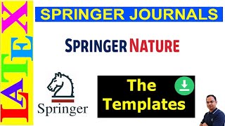 Preparing a Manuscript using SPRINGER NATURE Journal LaTeX Templates [upl. by Meraree127]