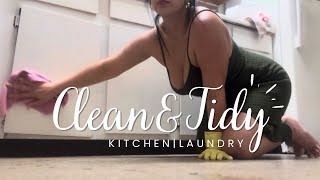 CleanampTidyKitchenLaundry [upl. by Ilahtan]