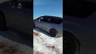 Testing out the AWD system on the 2020 Chrysler Pacifica launch edition [upl. by Lucais]