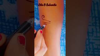 A❤️A letter tattoo designs ❤️simple easy tattoo shorts viralvideo [upl. by Calore]