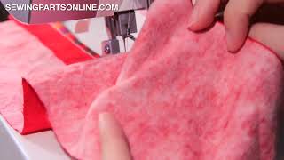 How To Create A Flatlock Stitch Serger  Overlock Machine [upl. by Diandra812]