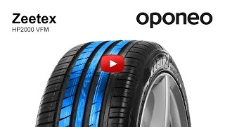 Tyre Zeetex HP2000 VFM ● Summer Tyres ● Oponeo™ [upl. by Annaoy545]