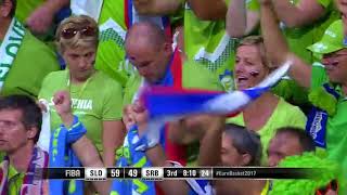 ☆ Slovenia  Serbia ☆ Highlights  1792017  Final ▪ FIBA Eurobasket 2017 ▪ [upl. by Illona352]