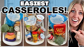 Top 3 EASIEST Casseroles You Will Ever Make [upl. by Radman]