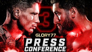 GLORY 77 Rico v Jamal FULL Press Conference [upl. by Benioff606]