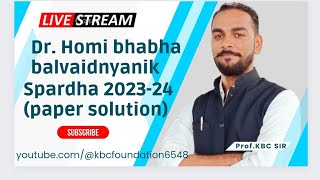 DrHomi bhabha balvaidyanik spardha 202324paper solution [upl. by Haywood]