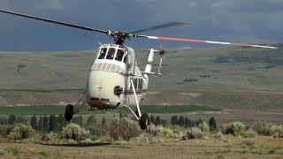 Sikorsky S58 Flight Training at Brewster Airport [upl. by Fotina]