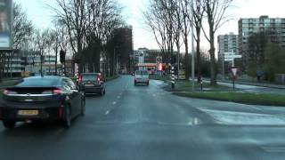 Cab ride bus Veolia lijn 37 Den HaagDelfgauw 20150331 [upl. by Trahern]