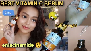 BEST SERUM FOR GLOWING BRIGHT SKIN REVIEW  VITAMIN C SERUM [upl. by Pip842]