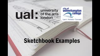 UAL Level 2 Certificate in Photography Unit 1amp3 SKETCHBOOK 1 [upl. by Dlawso716]