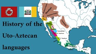 History of the UtoAztecan languages timeline [upl. by Lerak243]