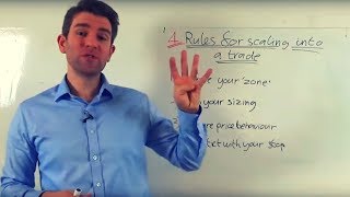 How to Scale Into Trades 4 Rules for Scaling into a Trade 👍 [upl. by Saleme]