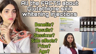 Glutathione Skin Whitening Injections  Detailed Review by Dr  whitening injections before amp after [upl. by Dabney]