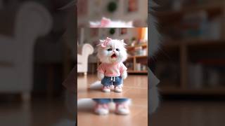 Dede minta boneka labubu ai cat shorts funny [upl. by Engapmahc858]