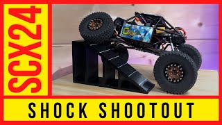 BEST Shocks for your Axial SCX24 Shock shootout [upl. by Entirb]