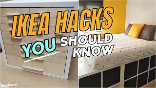 10 DIY Spacesaving wonders using IKEA for a Brilliantly Organized Bedroom [upl. by Seabrook]