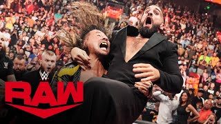 Shinsuke Nakamura demolishes Seth “Freakin” Rollins Raw highlights Sept 18 2023 [upl. by Dewayne]