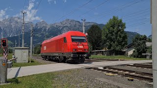 Bahnverkehr in Saalfelden und Zell am See [upl. by Luby]