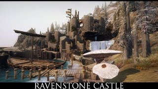 TES V  Skyrim Mods Ravenstone Castle  Solstheim Edition [upl. by Crissy]