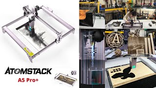 AtomStack A5 Pro Laser Engraver Does this compressed spot 5W laser module really work better [upl. by Hwang]