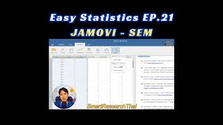 How to JAMOVI  SEM  Easy Statistics EP21 ปรึกษาสถิติ jamovi smartresearchthai sem [upl. by Trixy]