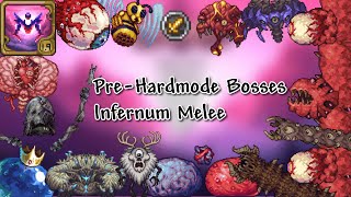 19 Calamity Infernum Mode  All PreHardmode Bosses  Melee [upl. by Celinka]