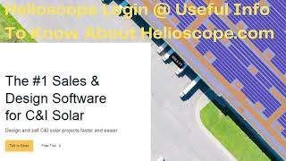 Helioscope Login  Useful Info To Know About Helioscopecom [upl. by Airoled]