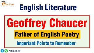 Geoffrey Chaucer  Important Works of Geoffrey Chaucer  Geoffrey Chaucer Biography  Age of Chaucer [upl. by Jovita]