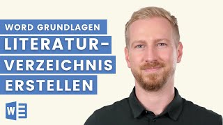 Literaturverzeichnis erstellen in Word  Richtig Zitieren mit Fußnoten und Quellenverzeichnis [upl. by Alletneuq21]