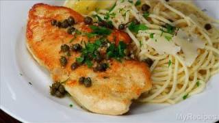 Chicken Piccata with Capers Recipe [upl. by Dubois]