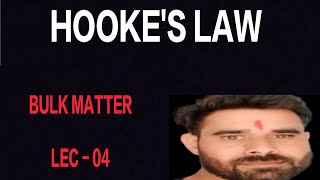 class 11th HOOKES LAW physics with Harish HOOKES Law [upl. by Garihc]