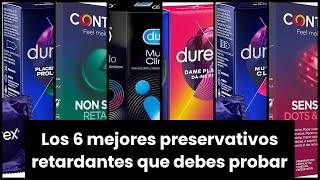 【PRESERVATIVOS RETARDANTE】Los 6 mejores preservativos retardantes que debes probar [upl. by Nidraj481]