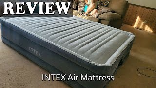 INTEX Air Mattress  Setup amp Review [upl. by Olshausen]