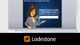 Lodestone Articulate Storyline  Variables and Player Customization [upl. by Bills]