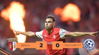 SC BRAGA 2 x 0 MACCABI PT RESUMO  UEFA EUROPA LEAGUE [upl. by Carroll]