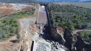 Oroville Spillway March 17 2017 [upl. by Leonidas]