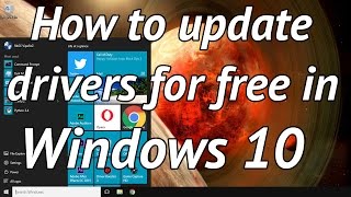 How to easily update your drivers for free in windows 10 [upl. by Fesuoy]