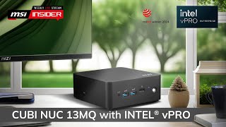 Cubi NUC 13MQ with Intel vPRO [upl. by Oliva]