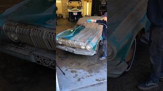 Barn Find Car First Wash in 45 YEARS 🚘💕 BarnFind DetailDane Detailing Dodge440 Satisfying [upl. by Hulbard]