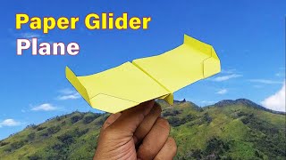 How to Make a Longest Flying Glider Paper Airplane [upl. by Gnemgnok]