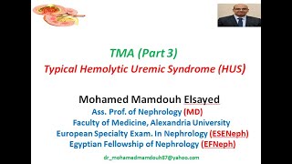 Typical Hemolytic Uremic Syndrome HUS [upl. by Lorilee]