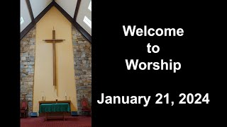 Colesville Presbyterian Church Livestream January 21 2024 [upl. by Nomma]