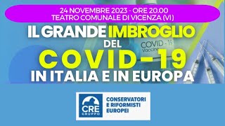 IL GRANDE IMBROGLIO DEL COVID19 IN ITALIA E IN EUROPA [upl. by Britton764]