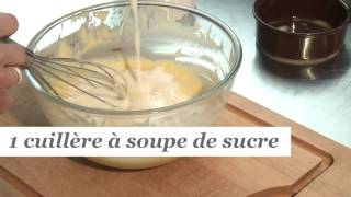 Pâte à crêpe  La pâte à crêpe sucrée recette simple amp facile HD [upl. by Hayyikaz]