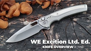 WE Exciton Ltd Ed Folding Knife 5Minute Review  Jimping with Jacrispy [upl. by Gunning242]