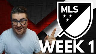 MLS WEEK 1 PREDICTIONS [upl. by Aicirtal495]