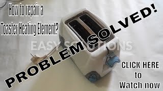 How to repair a toaster heating element [upl. by Anwaf]