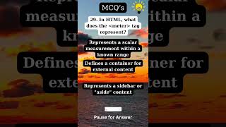 HTML and CSS MCQs with Answers for Beginners and Pros 28 [upl. by Epuladaug]